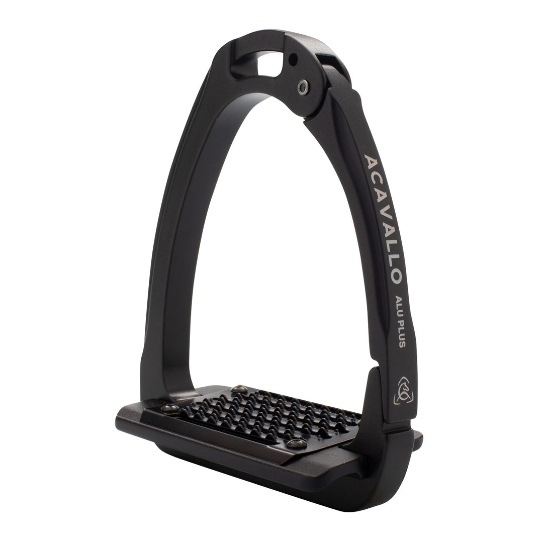 Acavallo Arena Aluplus 2.0 Stirrups - Total Black