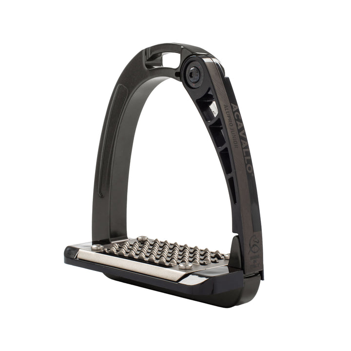 Acavallo Arena Alupro Junior Stirrups - Charcoal