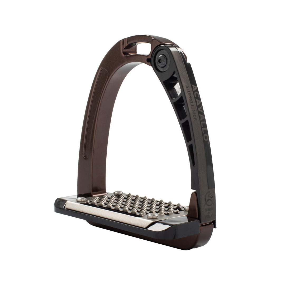 Acavallo Arena Alupro Junior Stirrups - Brown