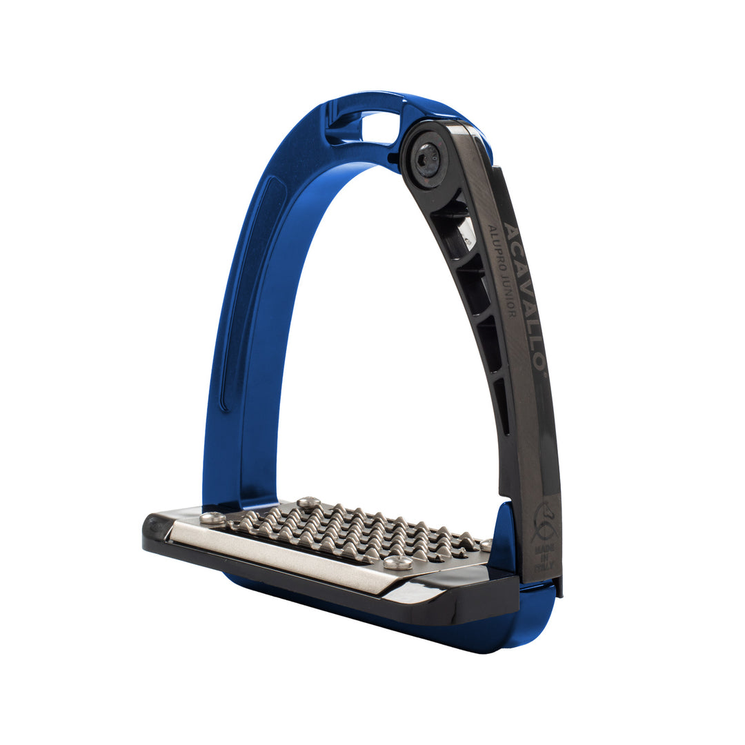 Acavallo Arena Alupro Junior Stirrups - Blue