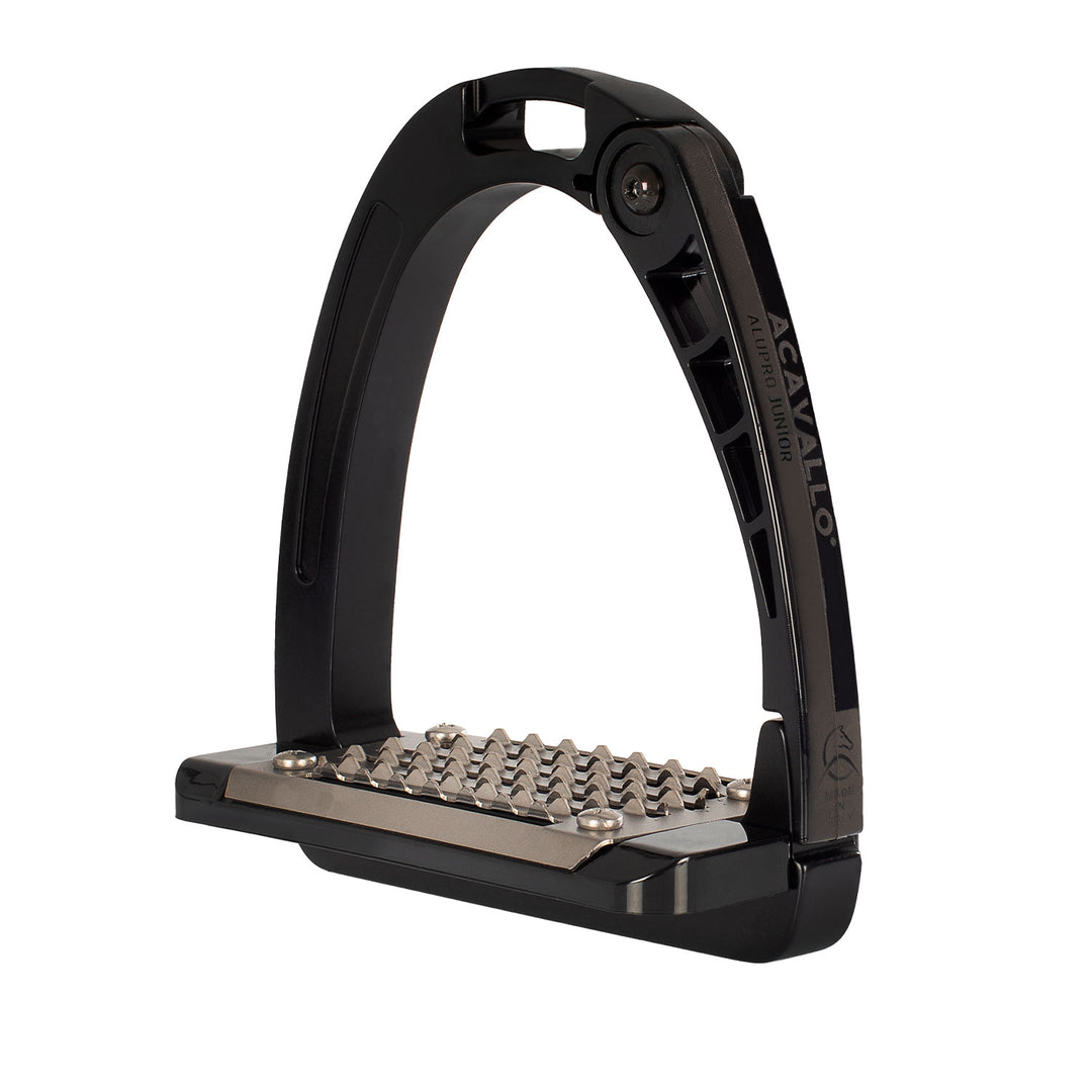 Acavallo Arena Alupro Junior Stirrups - Black