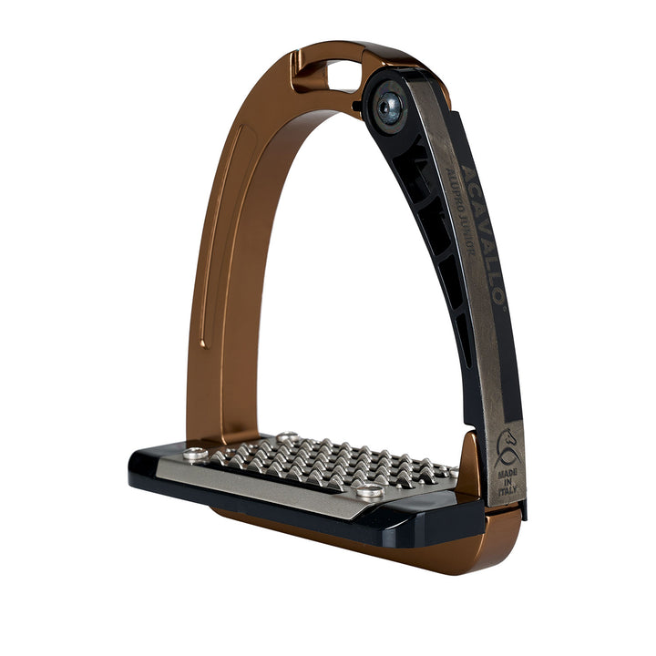 Acavallo Arena Alupro Junior Stirrups - Bronze