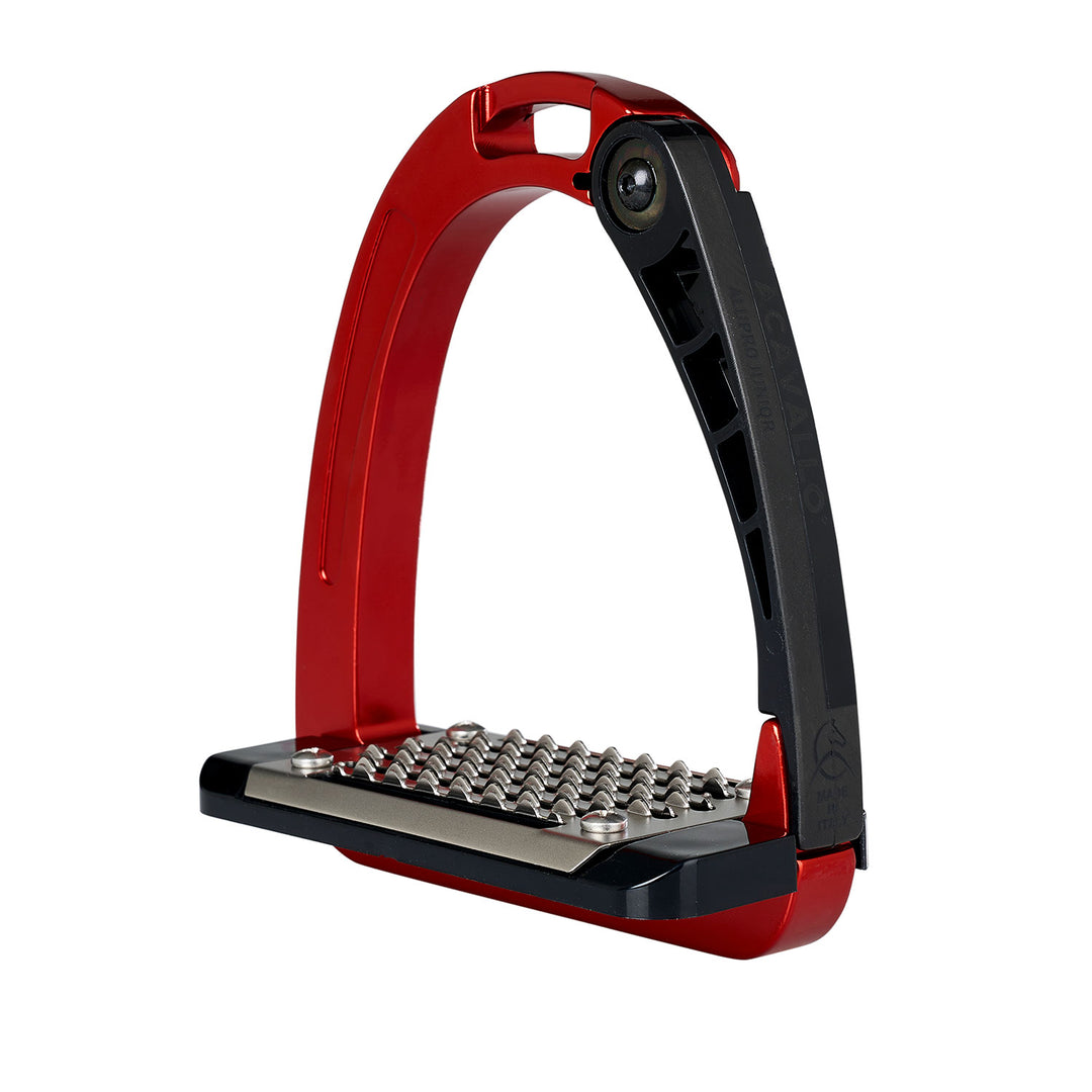 Acavallo Arena Alupro Junior Stirrups - Red