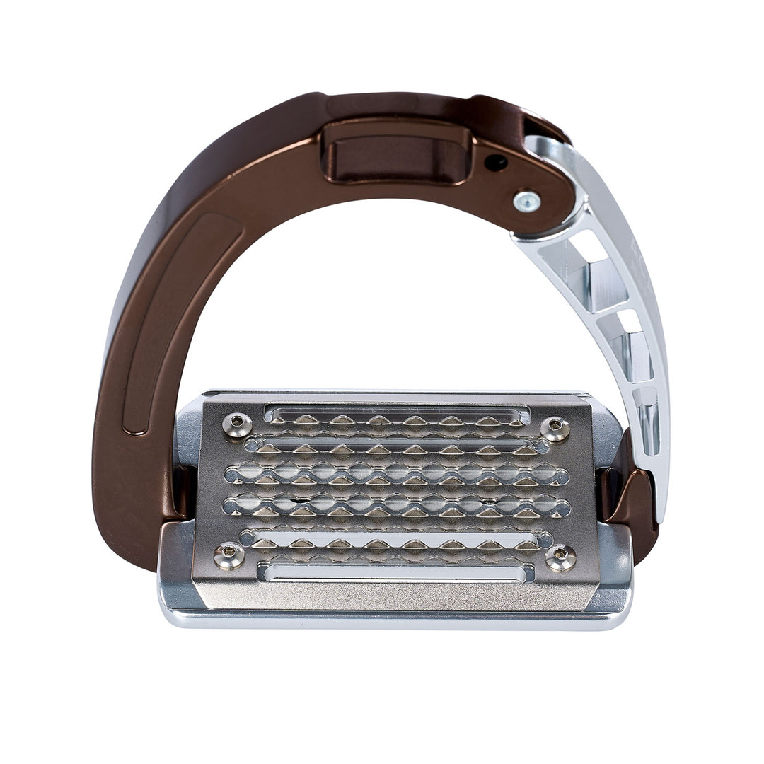 Acavallo Arena Aluplus Junior Stirrups - Brown