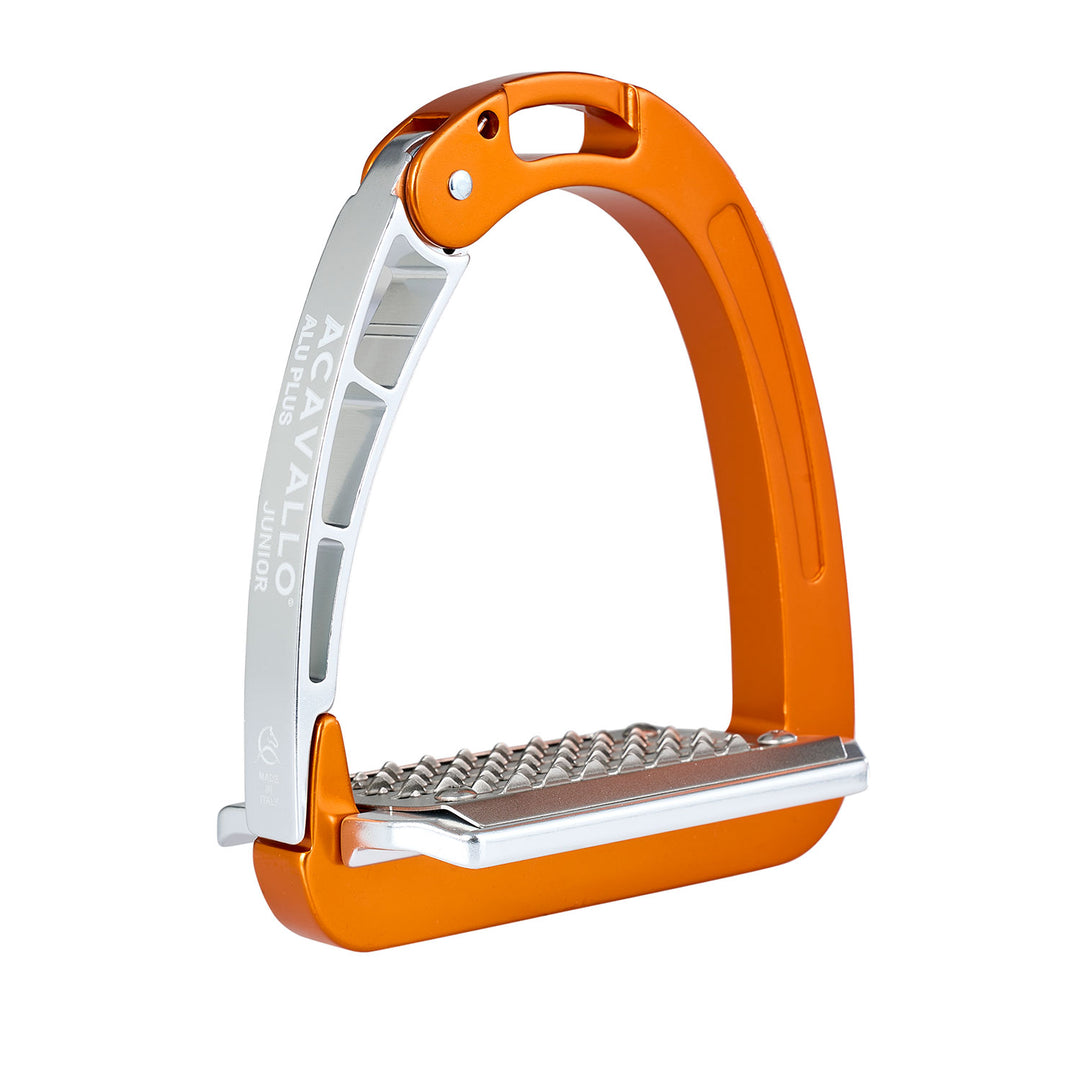 Acavallo Arena Aluplus Junior Stirrups - Orange