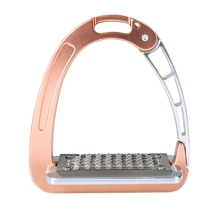 Acavallo Arena Aluplus Junior Stirrups - Rose Gold