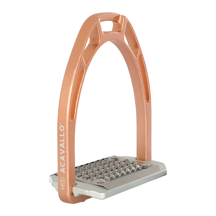 Acavallo Arco Evolution Alupro Stirrups - Rose Gold