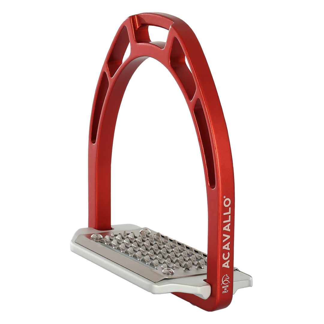 Acavallo Arco Evolution Alupro Stirrups - Red