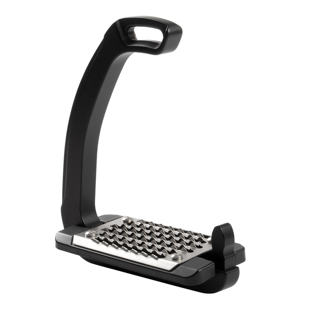 Acavallo Rel-X Easy Stirrups Shaped Arm - Black