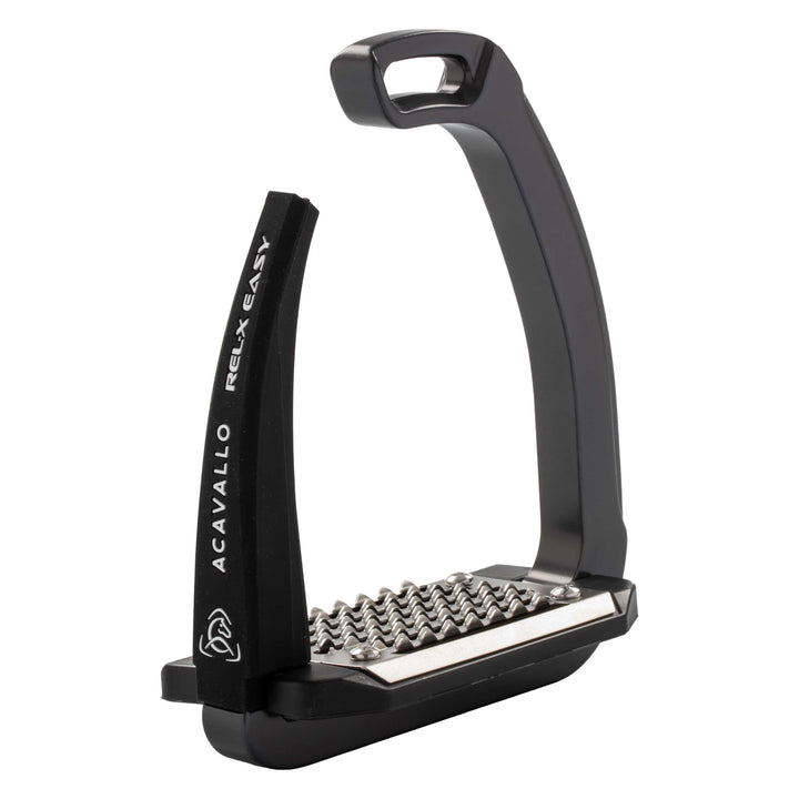 Acavallo Rel-X Easy Stirrups - Charcoal
