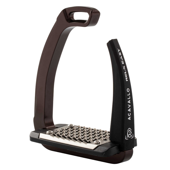 Acavallo Rel-X Easy Stirrups - Brown