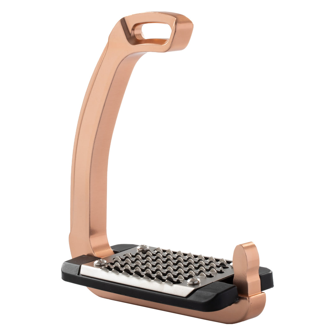 Acavallo Rel-X Easy Stirrups - Rose Gold