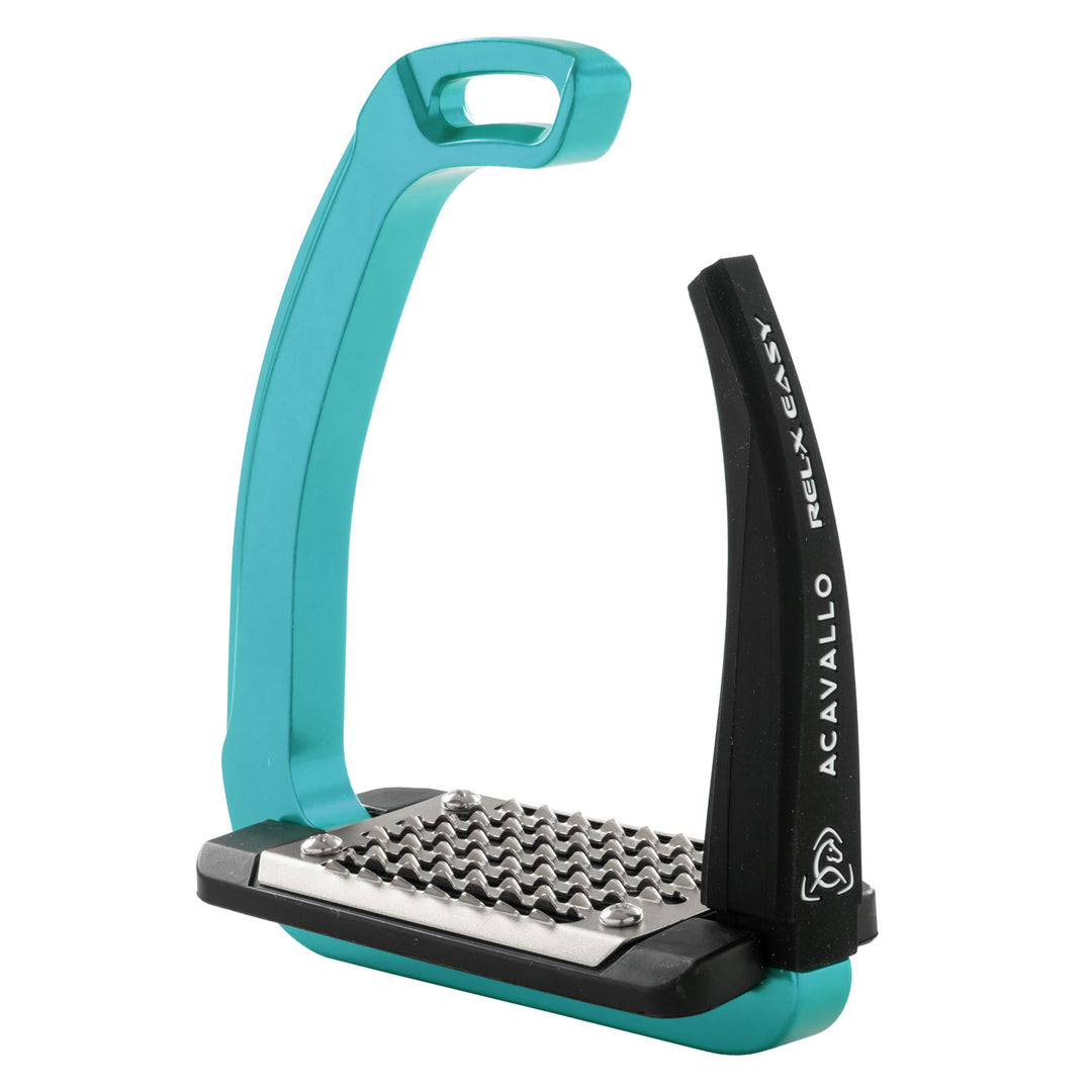 Acavallo Rel-X Easy Stirrups - Sky Blue