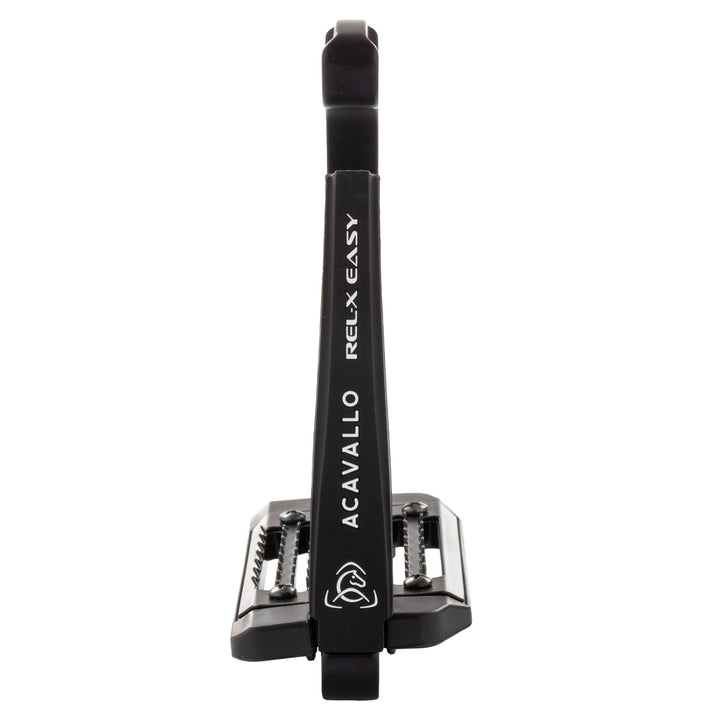 Acavallo Rel-X Easy Stirrups - Total Black