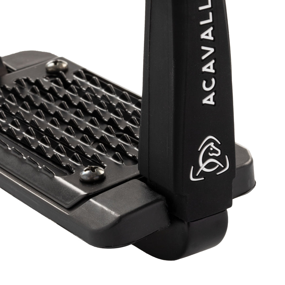 Acavallo Rel-X Easy Stirrups - Total Black