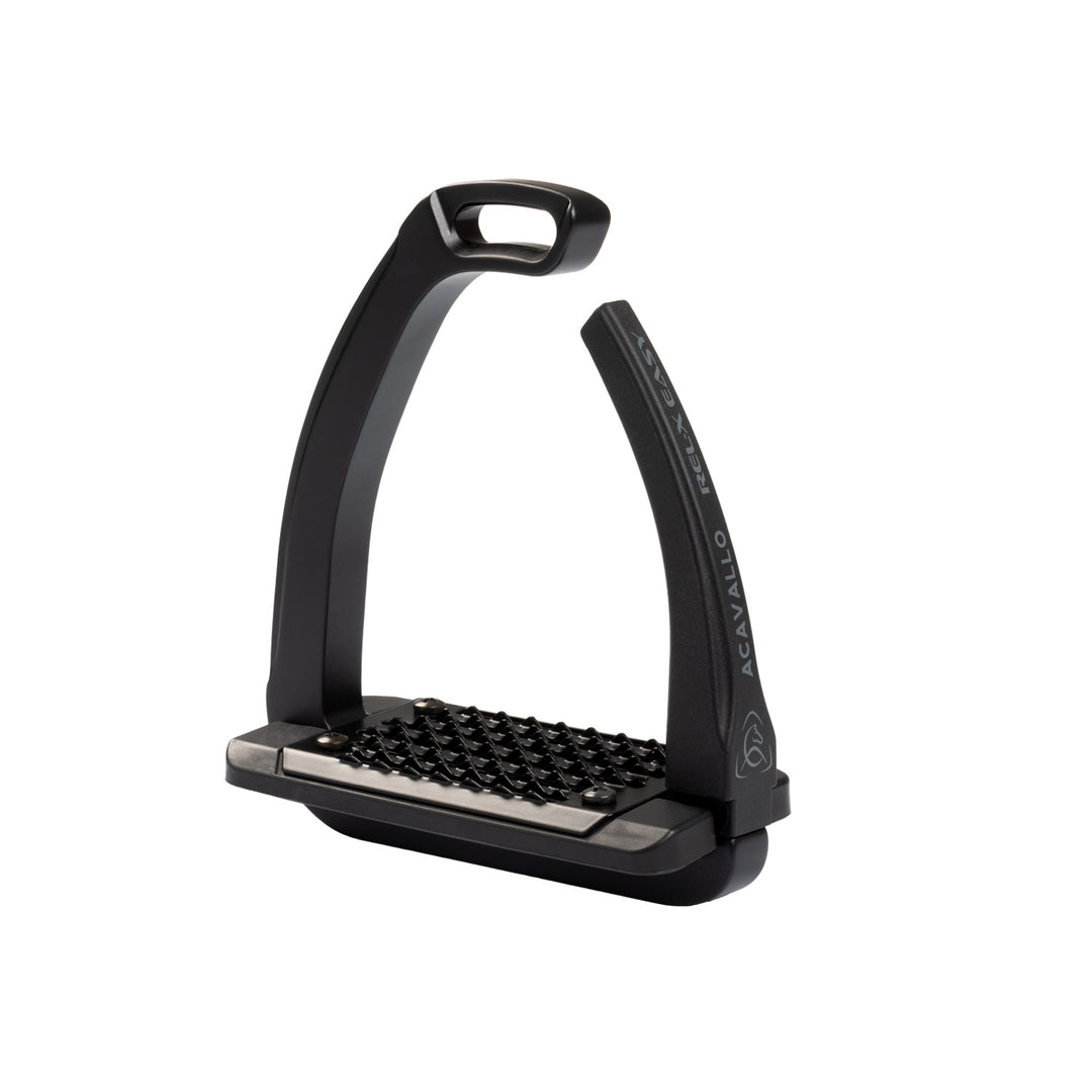 Acavallo Rel-X Easy Stirrups Junior - Total Black