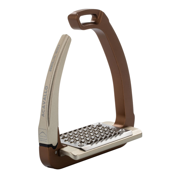 Acavallo Rel-X 180 Stirrups - Golden Brown