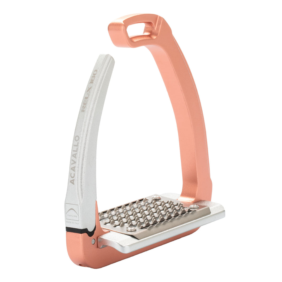 Acavallo Rel-X 180 Stirrups - Antique Rose