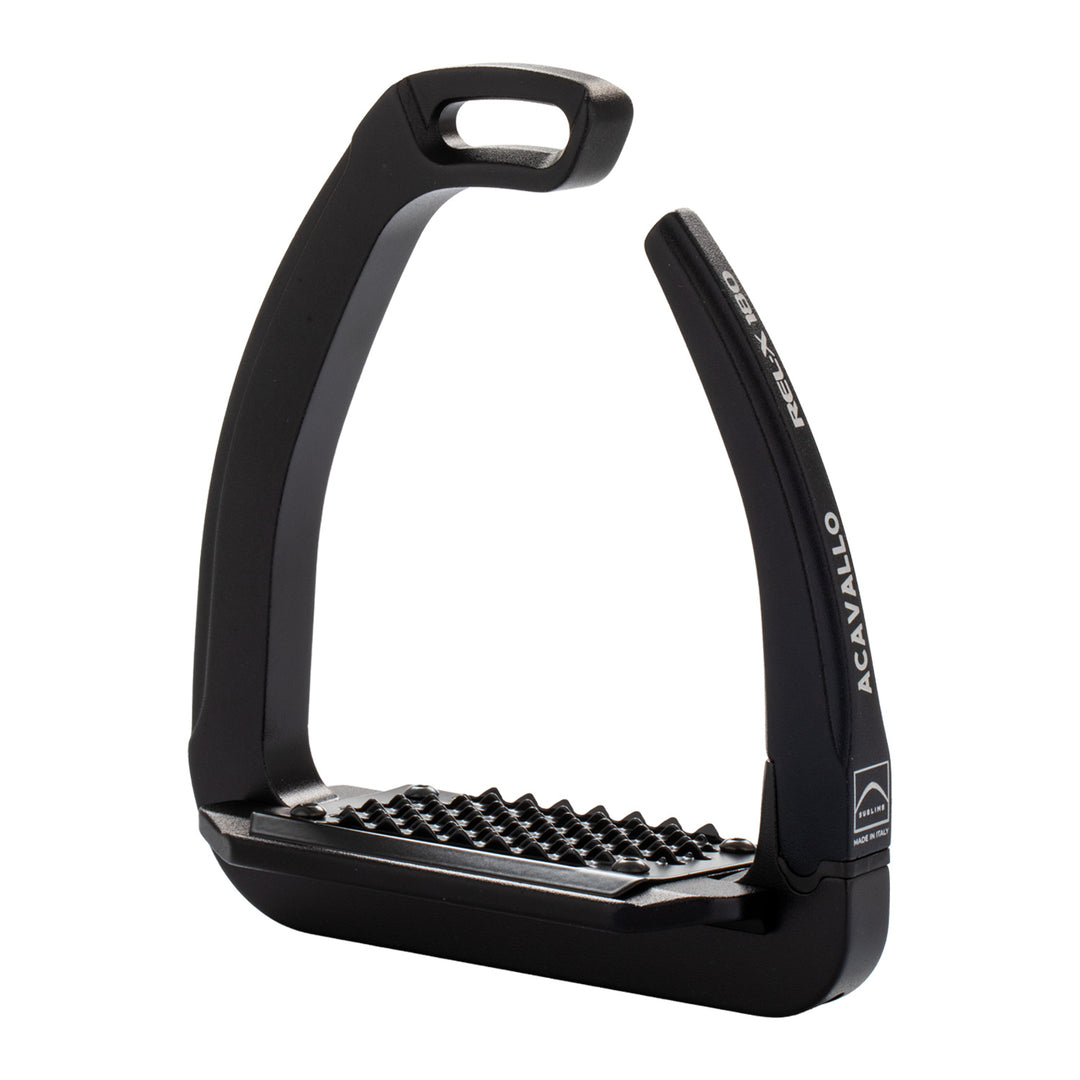 Acavallo Rel-X 180 Stirrups - Total Black