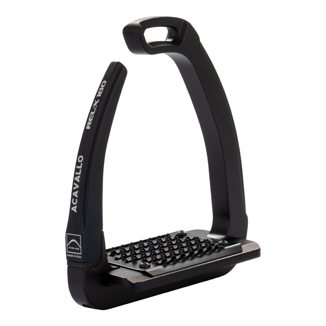 Acavallo Rel-X 180 Stirrups - Total Black