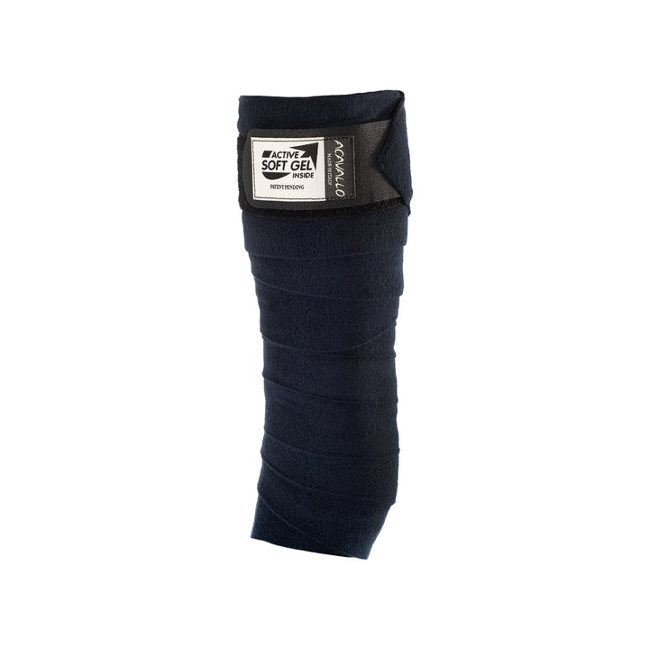 Acavallo Gel and Fleece Bandages - Blue