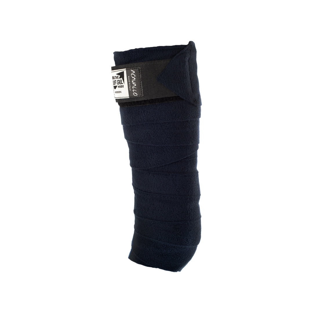 Acavallo Gel and Fleece Bandages - Blue