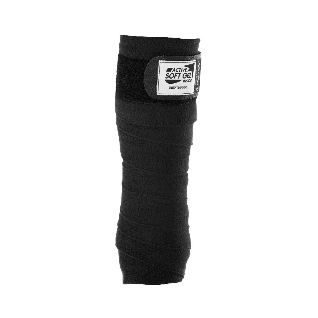 Acavallo Gel and Fleece Bandages - Black