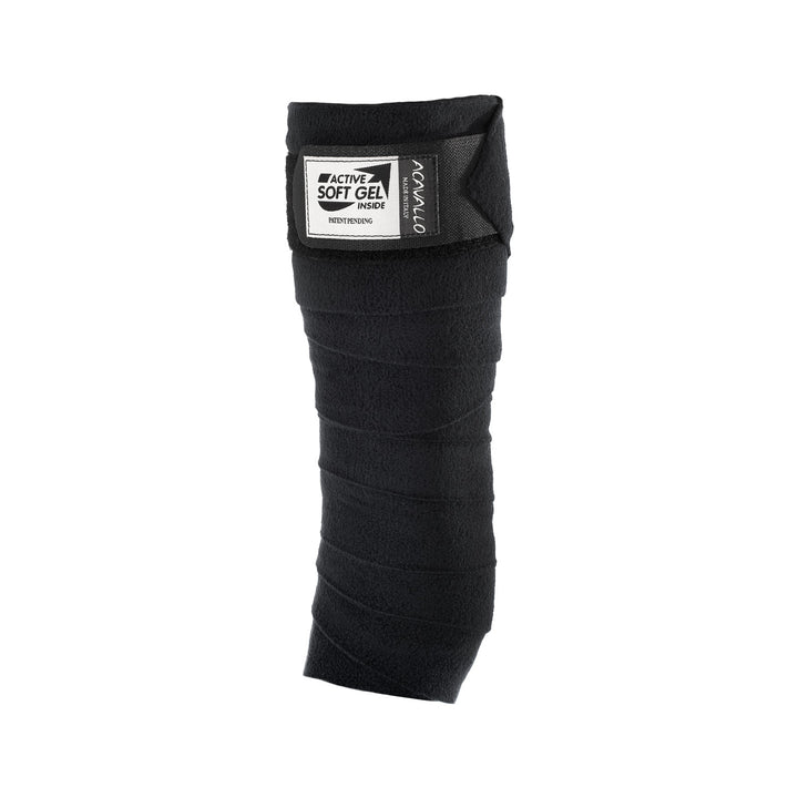Acavallo Gel and Fleece Bandages - Black