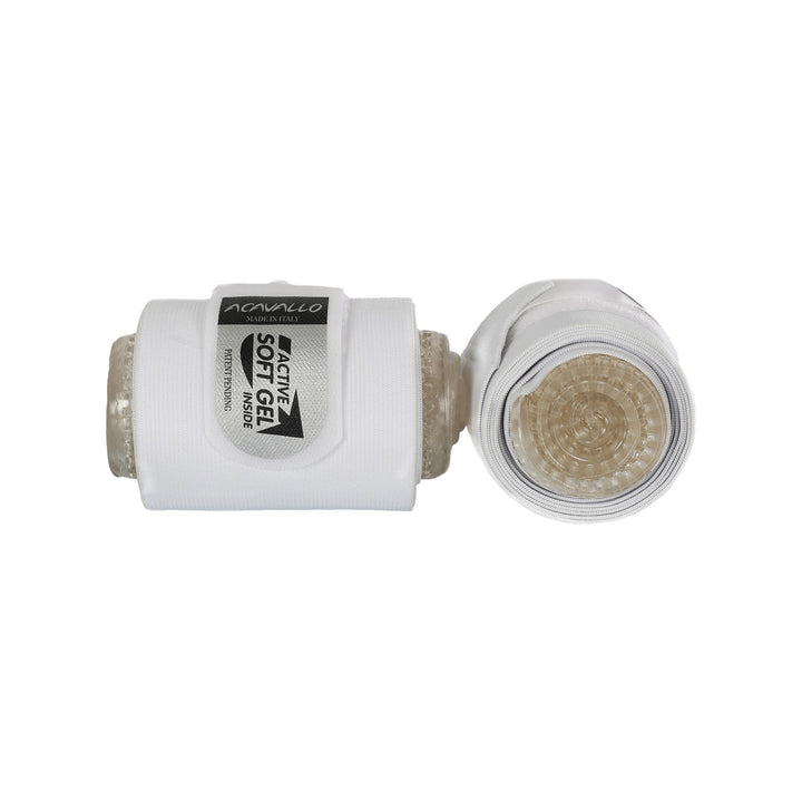 Acavallo Elastic Bandages Classic Gel - White