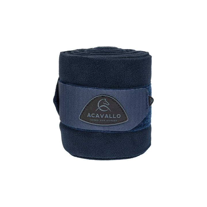 Acavallo Fleece Exercise Bandages - Navy