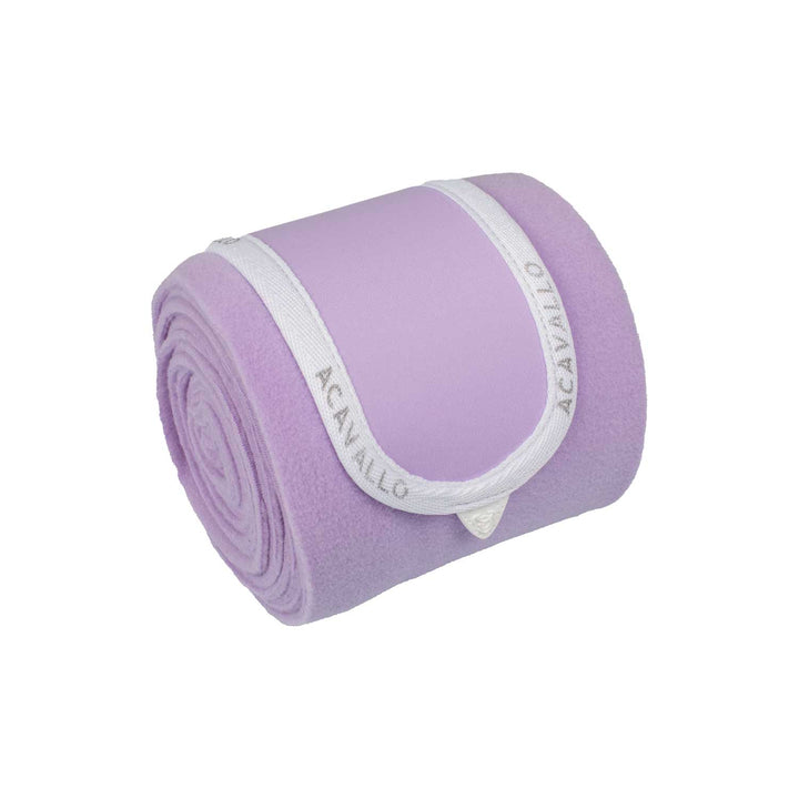 Acavallo Fleece Bandages - Lilla/White