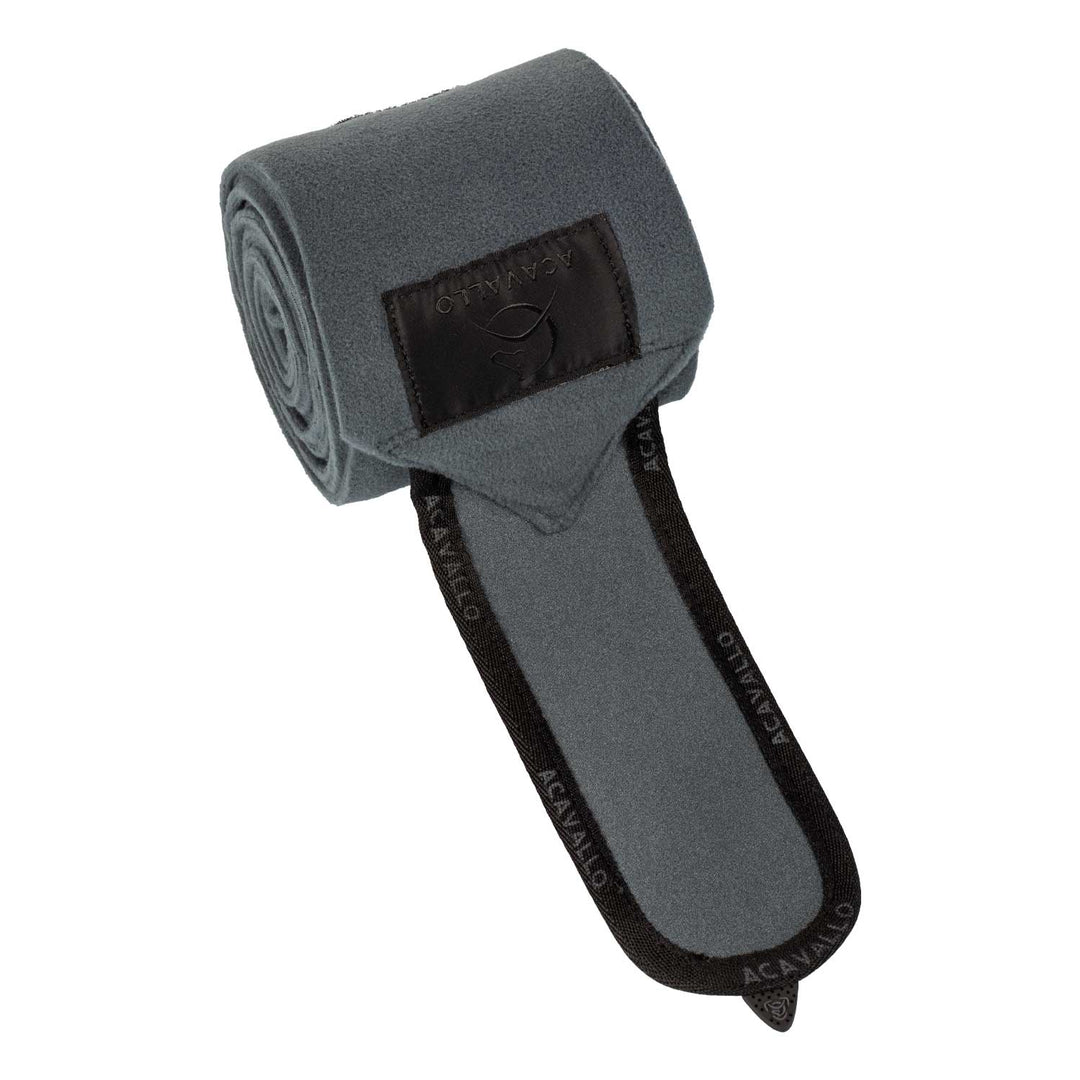 Acavallo Fleece Bandages - Smoke Dore/Black