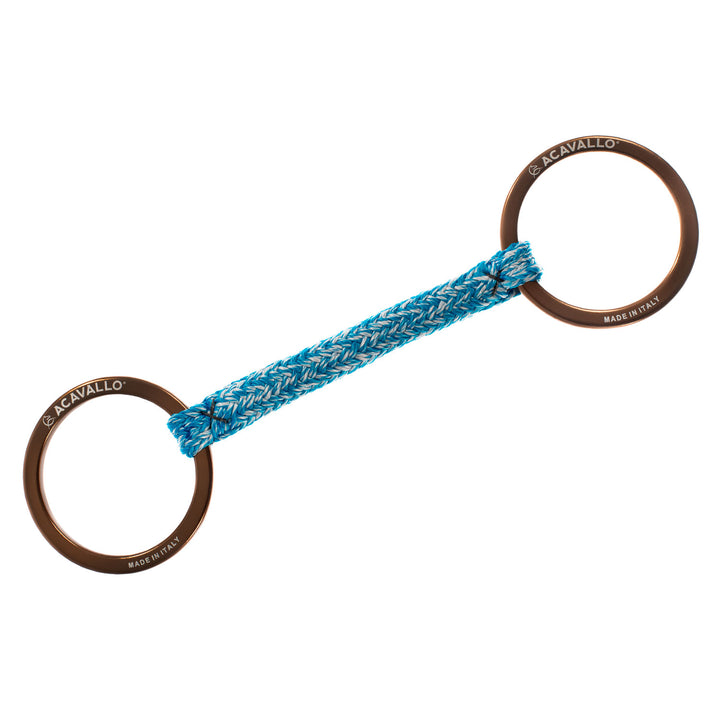 Acavallo Jumpe Alupro Snaffle Bit - Brown