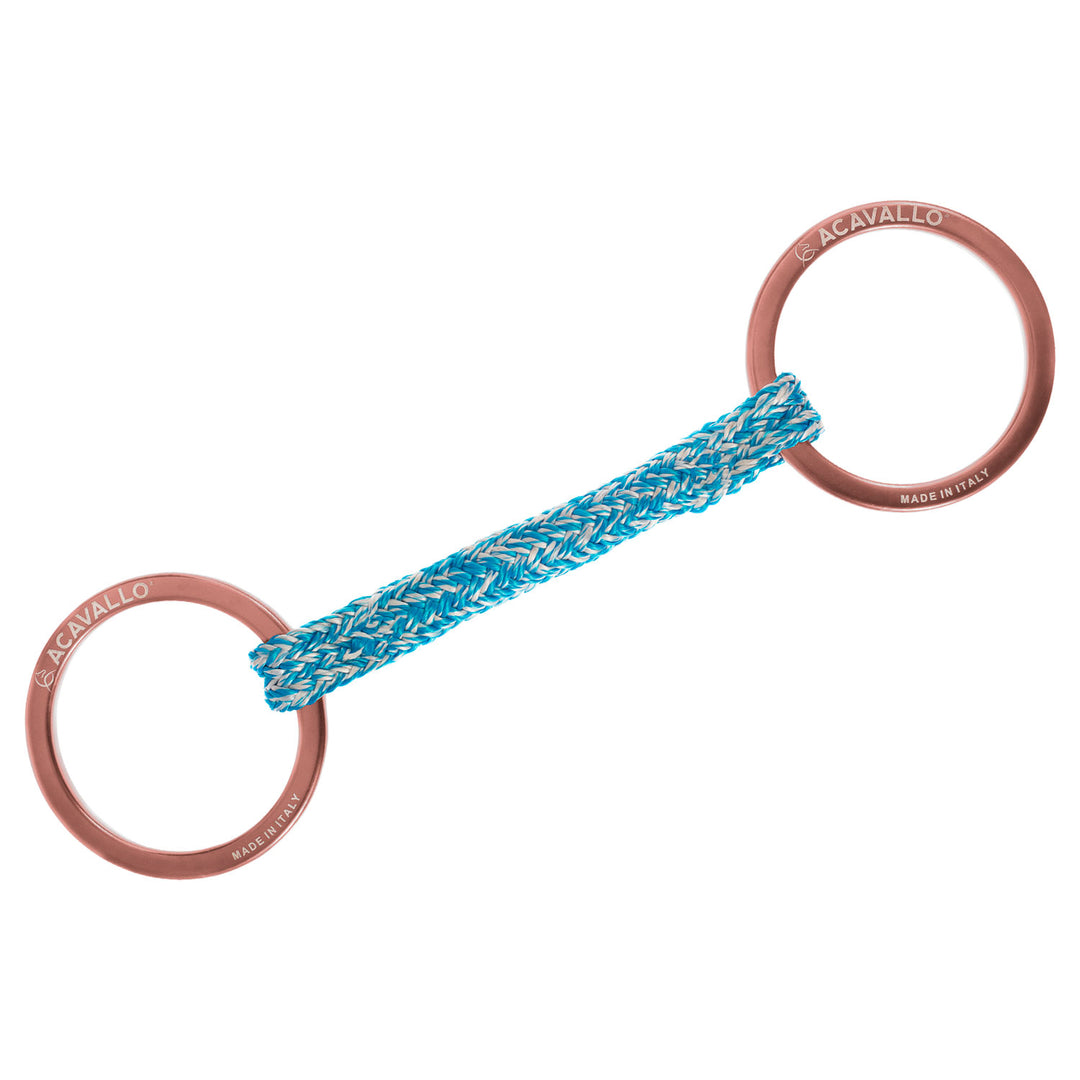 Acavallo Jumpe Alupro Snaffle Bit - Rose Gold