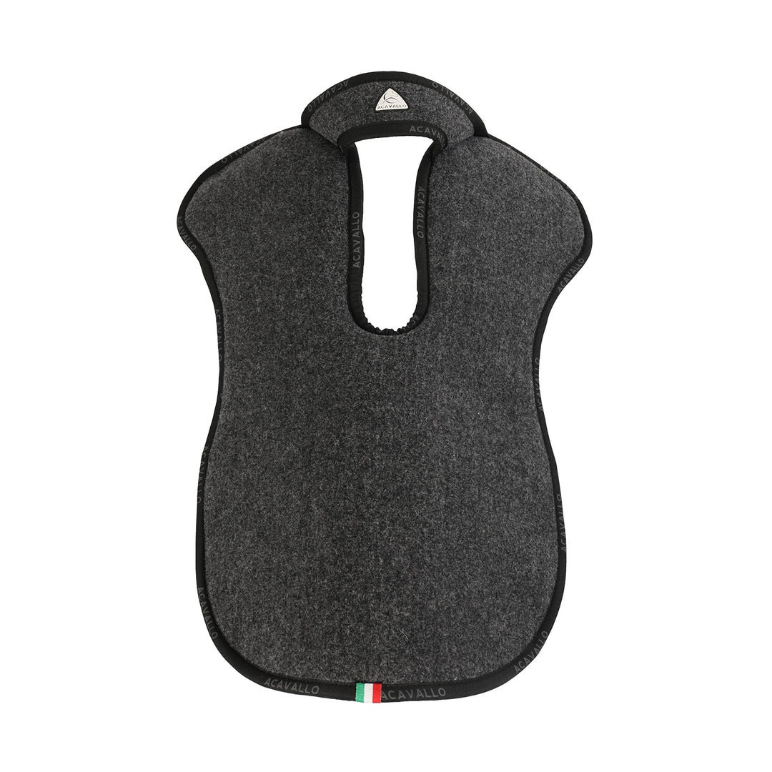 Acavallo Memory Foam Withers Free Double Felt Half Pad - Charcoal/Grey