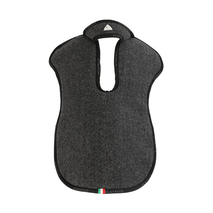 Acavallo Memory Foam Withers Free Double Felt Half Pad - Charcoal/Grey