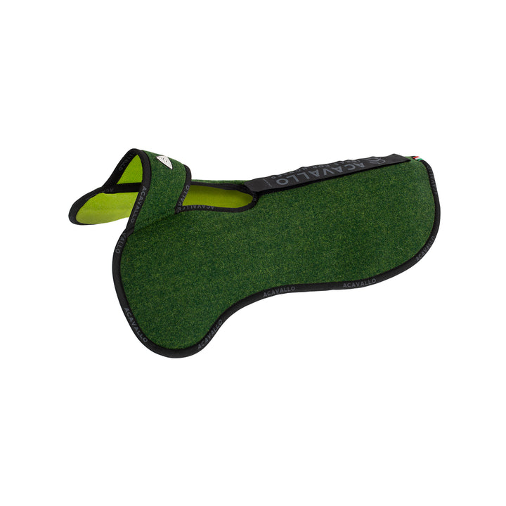 Acavallo Piuma Withers Free Pocket Double Felt Half Pad - Forest/Green