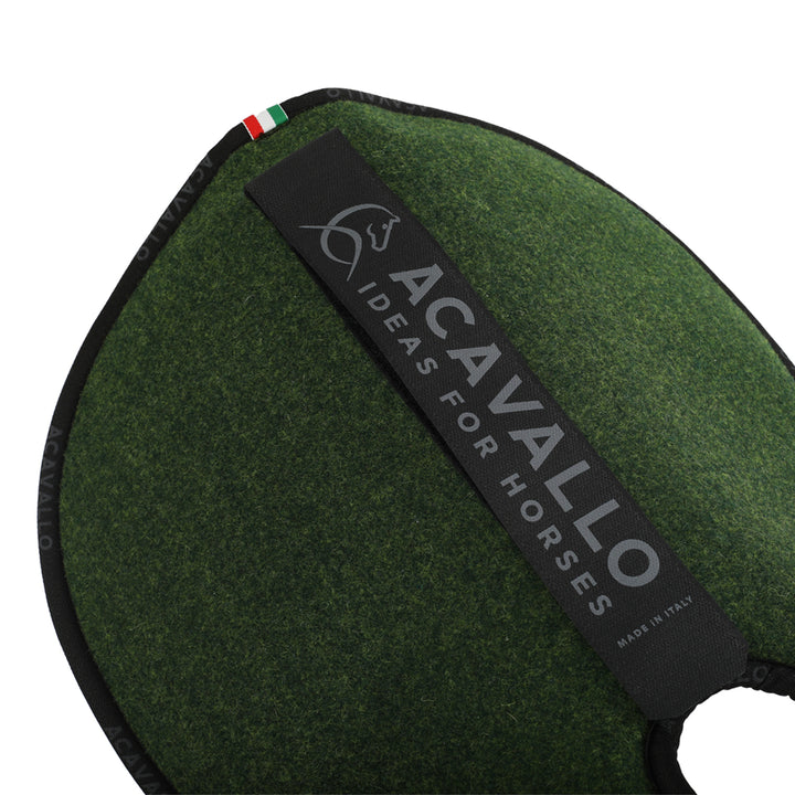 Acavallo Piuma Withers Free Pocket Double Felt Half Pad - Forest/Green