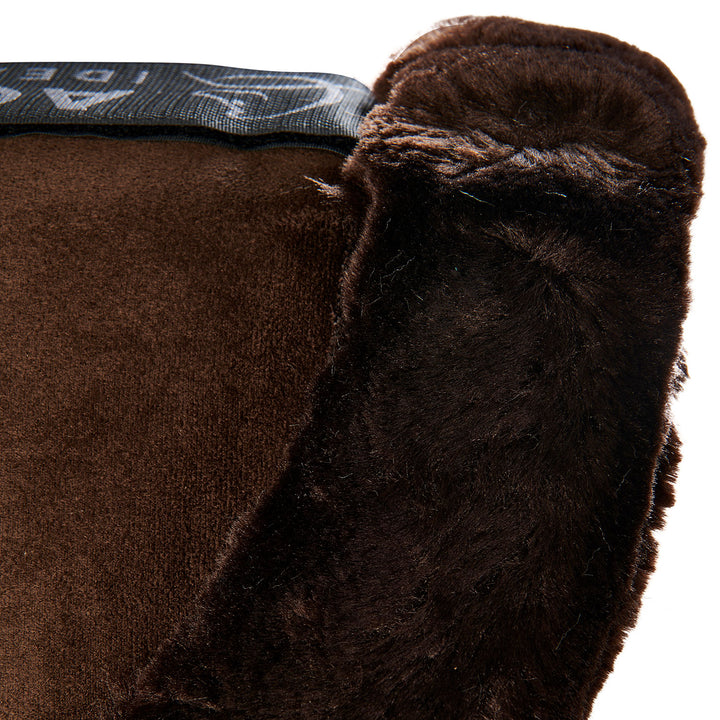 Acavallo Piuma Full Size Withers Free, Pocket Half Pad - Brown / Eco-Wool Brown