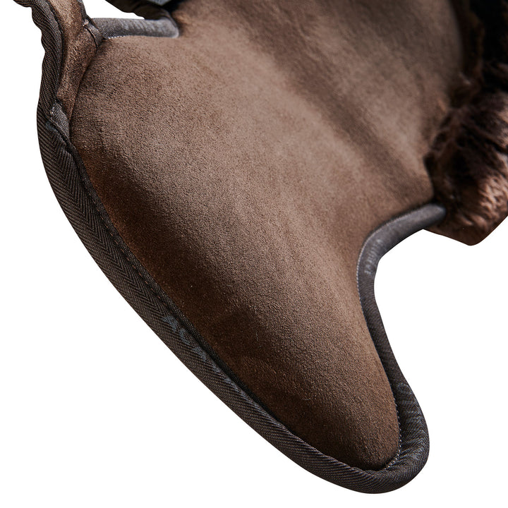 Acavallo Piuma Full Size Withers Free, Pocket Half Pad - Brown / Eco-Wool Brown