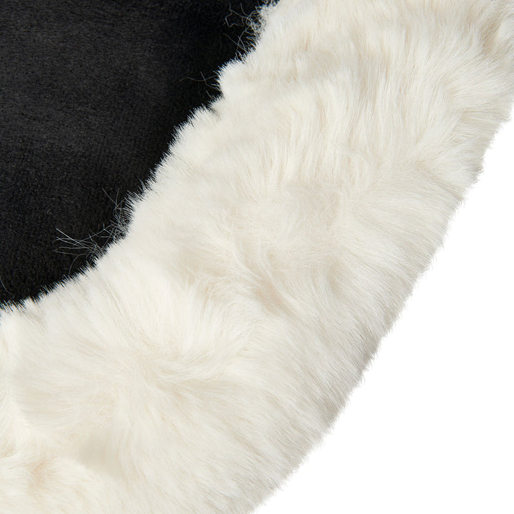 Acavallo Piuma Full Size Withers Free, Pocket Half Pad - Black / Eco-Wool Natural