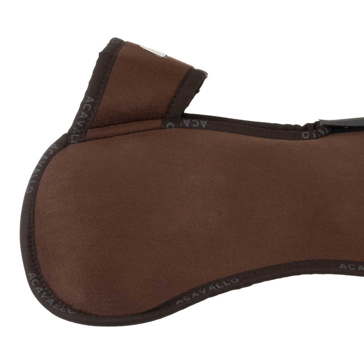 Acavallo Piuma Full Size Withers Free, Pocket Half Pad - Brown / Eco-Wool Brown