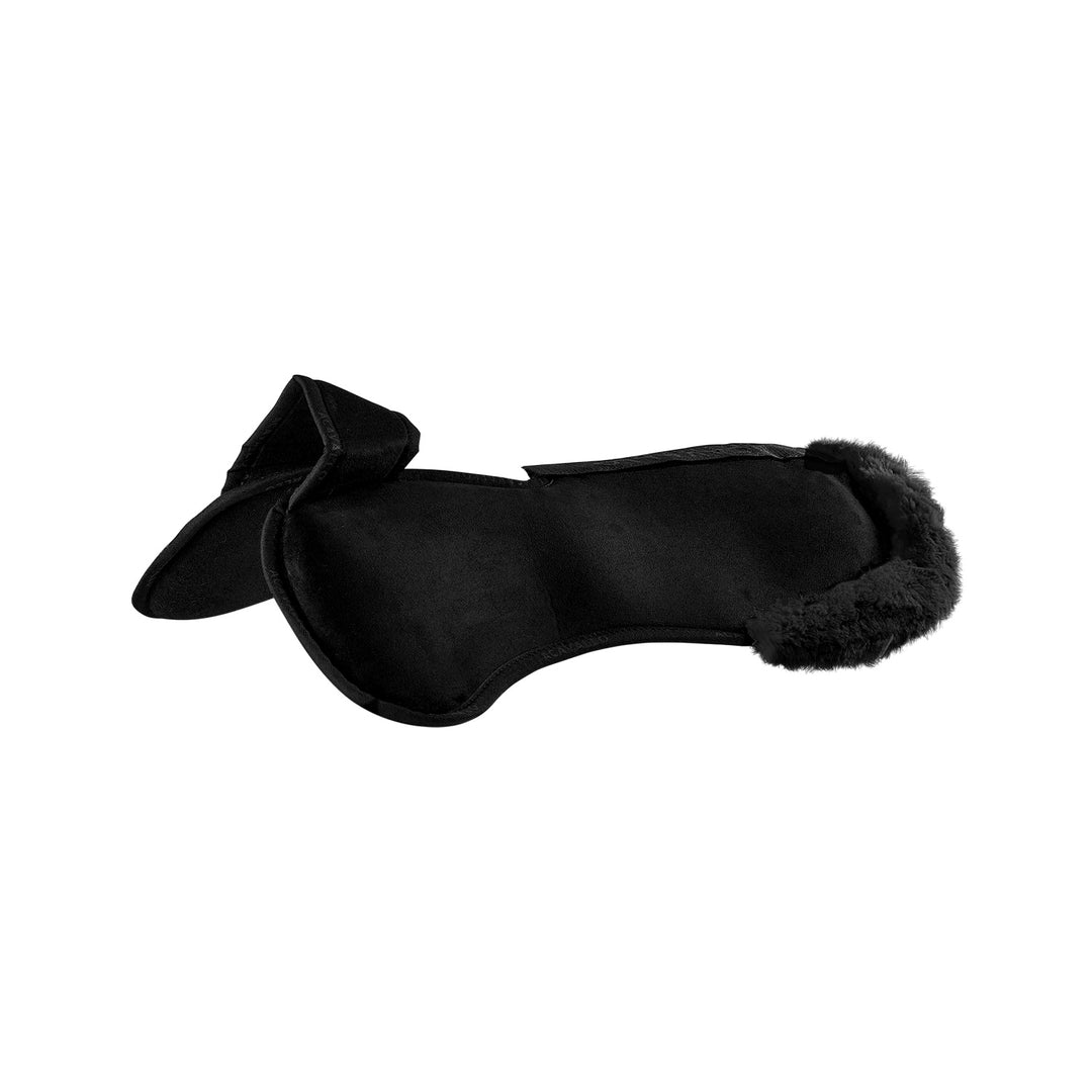 Acavallo Piuma Full Size Withers Free, Pocket Half Pad - Black / Eco-Wool Black