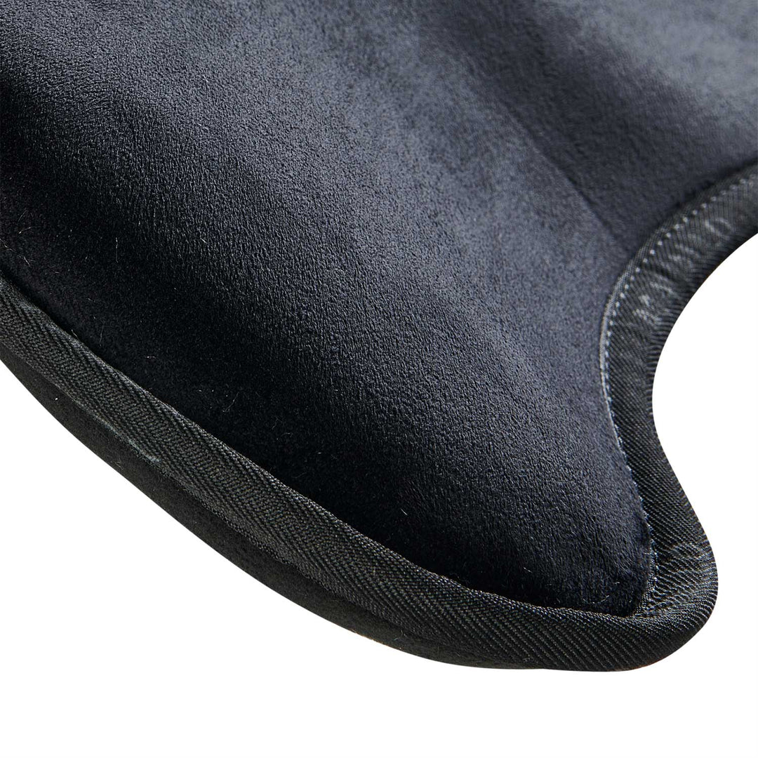 Acavallo Piuma Full Size Withers Free, Pocket Half Pad - Black / Eco-Wool Black