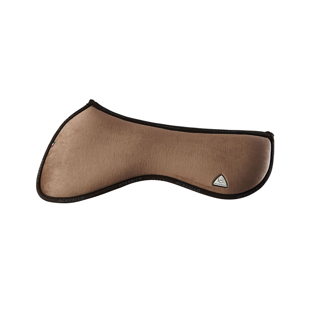 Acavallo Memory Foam 3D Spacer Louvre Half Pad - Jumping - Brown