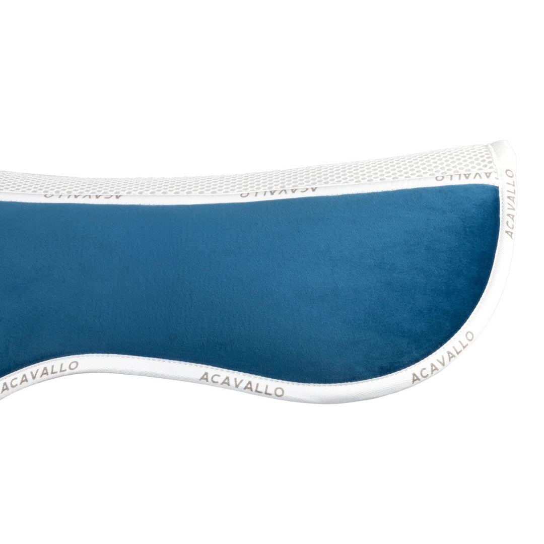 Acavallo Memory Foam 3D Spacer Louvre Half Pad - Jumping - Ocean