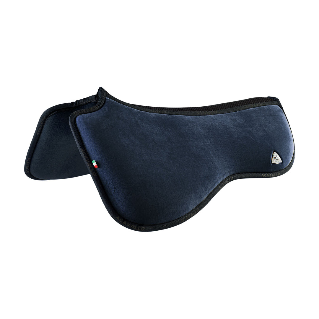 Acavallo Memory Foam 3D Spacer Louvre Half Pad - Dressage - Blue