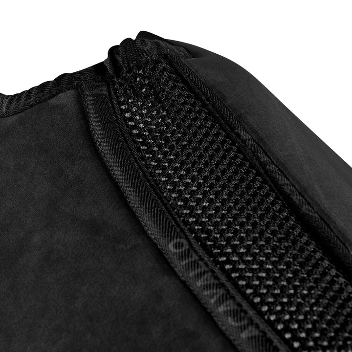 Acavallo Memory Foam 3D Spacer Louvre Half Pad - Dressage - Black