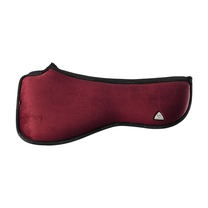 Acavallo Memory Foam 3D Spacer Louvre Half Pad - Dressage - Wine