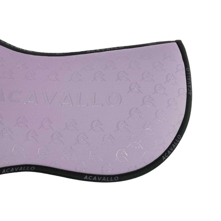Acavallo Memory Foam Classic Bamboo Silicone Grip Half Pad - Lilla/Black